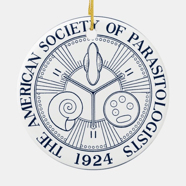 Amerikanische Gesellschaft der Parasitologen Keramik Ornament (Hinten)