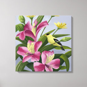 Amerikanische Goldfinch-Kunst Leinwanddruck