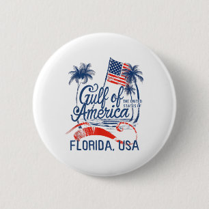 Amerikanische Golfküste Florida Funny Donald Trump Button