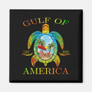 Amerikanische Golfregion Est 2025 Magnet