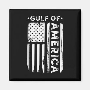 Amerikanische Golfregion - Golf von Amerika Vintag Magnet