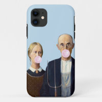 Amerikanische Gothic-Blasen-Kaugummi