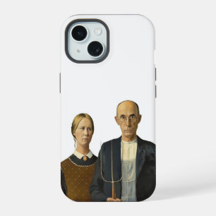 Amerikanische Gotik iPhone 15 Hülle