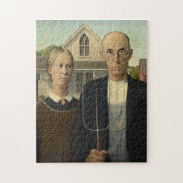 Amerikanische gotische Malerei Puzzle