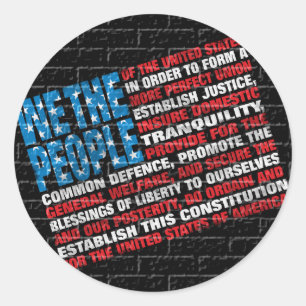 Amerikanische Graffiti Runder Aufkleber