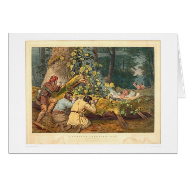 Amerikanische Grenze (0021A) (Vorderseite (Horizontal))