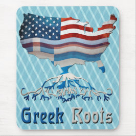 Amerikanische Griechische Roots Mousemat Mousepad
