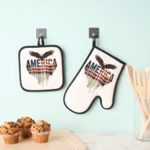 Amerikanische Grunge-Fahne und Adler