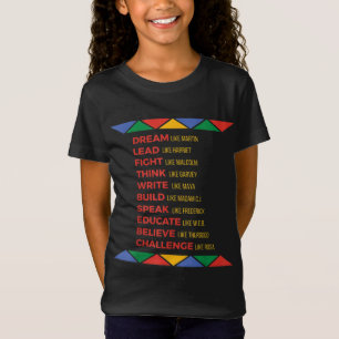 Amerikanische Helden aus der schwarzen Geschichte T-Shirt