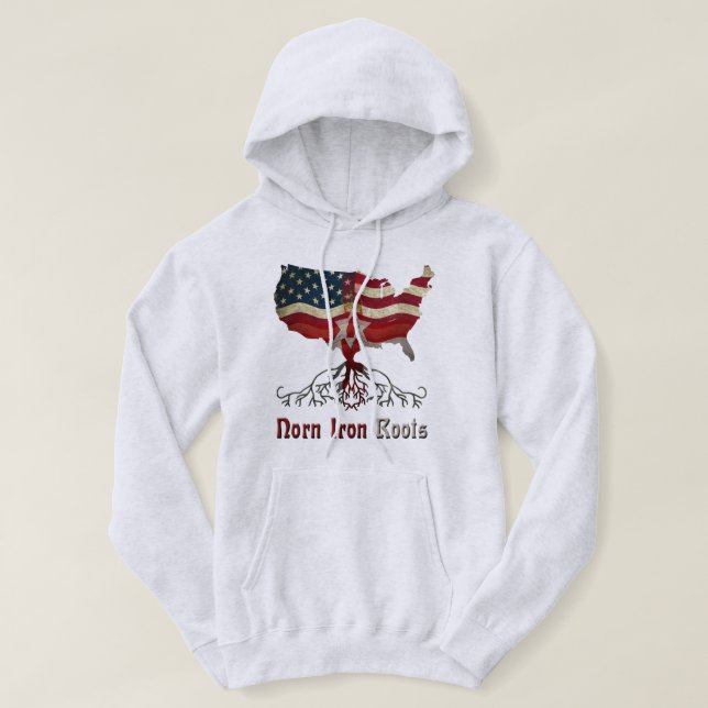 Amerikanische Herkunft Hoodie (Design vorne)