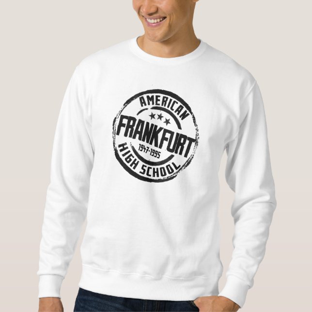 Amerikanische Highschool Frankfurts Sweatshirt (Vorderseite)