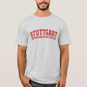 Amerikanische Highschool Stuttgarts T-Shirt