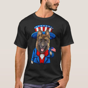Amerikanische Hündin vom 4. Juli T-Shirt