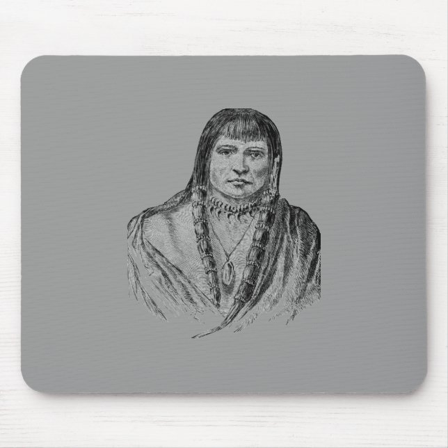 Amerikanische Indianer Mouse Pad Mousepad (Vorne)