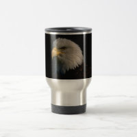 Amerikanische kahler Adler-Reise-Tasse