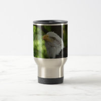 Amerikanische kahler Adler-rostfreie Reise-Tasse