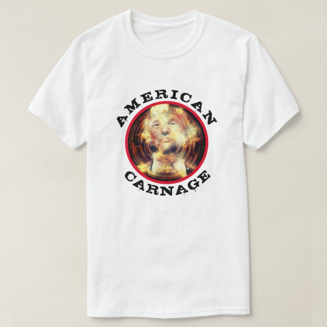 Amerikanische Karneval mit Trump T-Shirt (Design vorne)