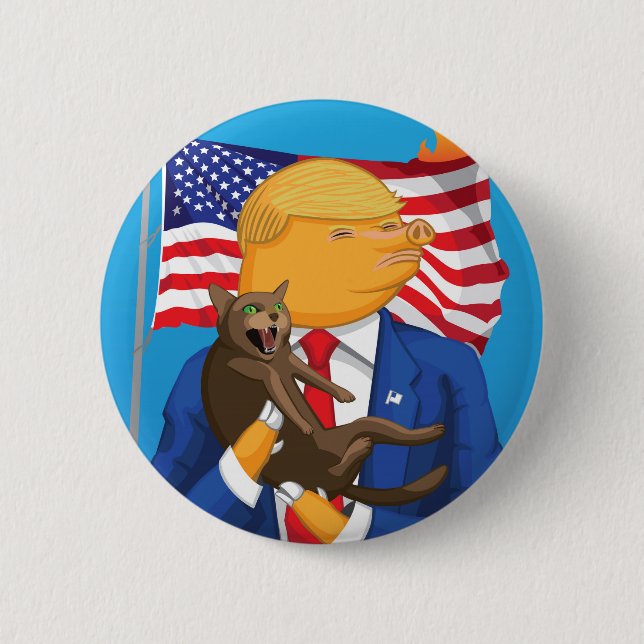 Amerikanische Katastrophe Button (Vorderseite)