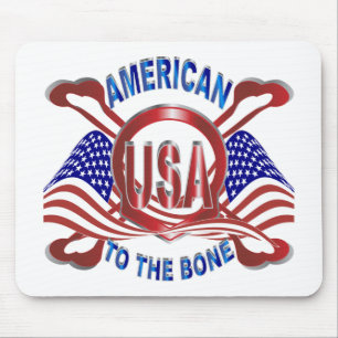 Amerikanische Knochen Mousepad