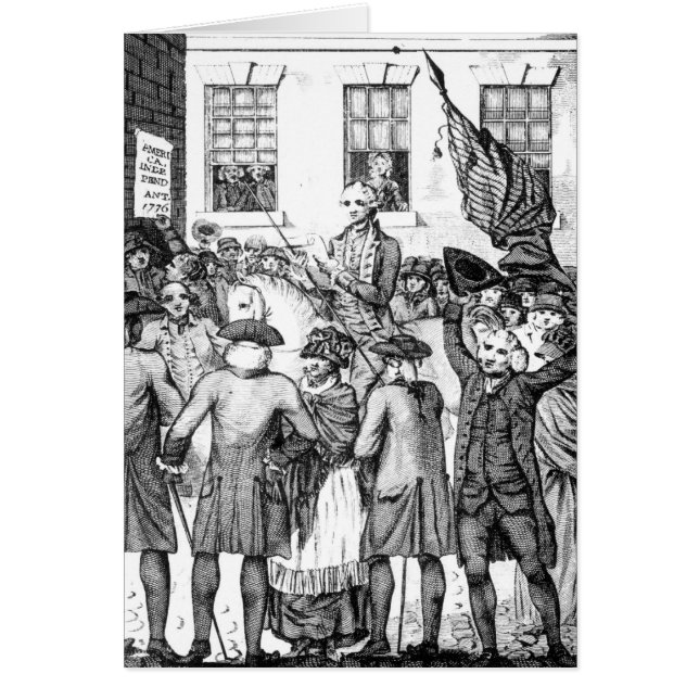 Amerikanische Kolonisten erklärten sich (Vorne)