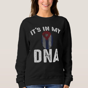 Amerikanische kubanische Flagge das ist in meiner Sweatshirt