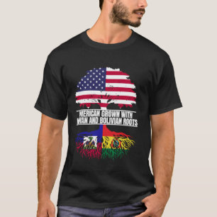 Amerikanische Kultur mit Flaggenerbe Haitianischer T-Shirt