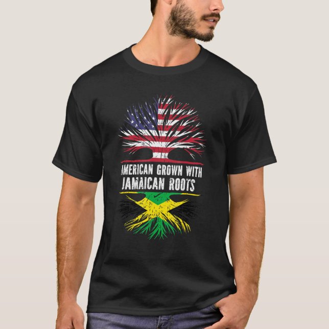 Amerikanische Kultur mit jamaikanischen Wurzeln un T-Shirt (Vorderseite)