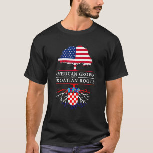 Amerikanische Kultur mit kroatischen Wurzeln Kroat T-Shirt