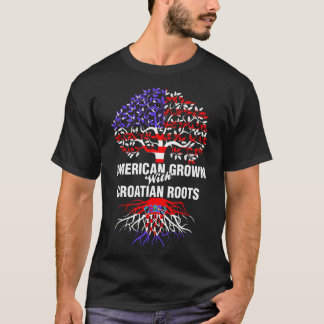 Amerikanische Kultur mit kroatischen Wurzeln T-Shirt