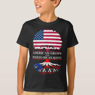 Amerikanische Kultur mit puerto-ricanischen Wurzel T-Shirt