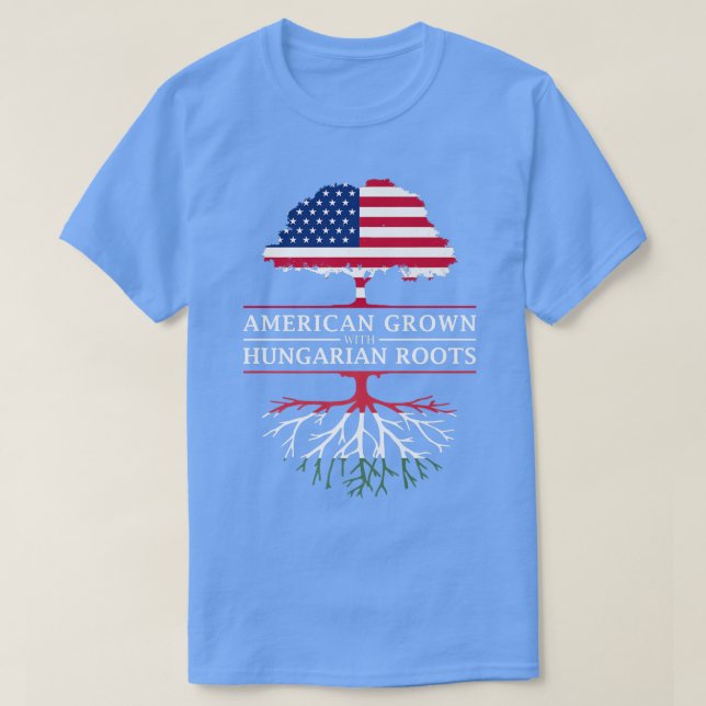 Amerikanische Kultur mit ungarischen Wurzeln Ungar T-Shirt (Design vorne)