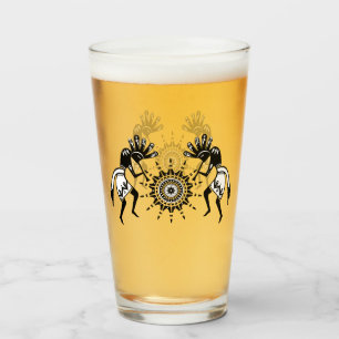 Amerikanische Kultur - Sun Dancing Kokopelli 1 Glas