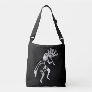 Amerikanische Kultur - Tanzen Kokopelli 2 Tragetaschen Mit Langen Trägern