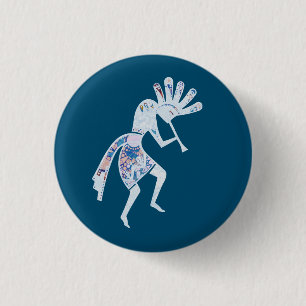 Amerikanische Kultur - Tanzen Kokopelli 4 Button
