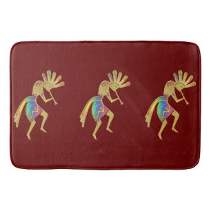 Amerikanische Kultur - Tanzen Kokopelli 5 Badematte