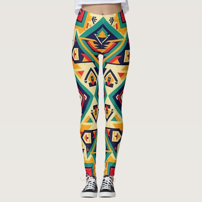 Amerikanische Kunst Leggings (Vorderseite)