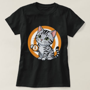 Amerikanische Kurzhaar-Bewusstseinsband-Kunst T-Shirt