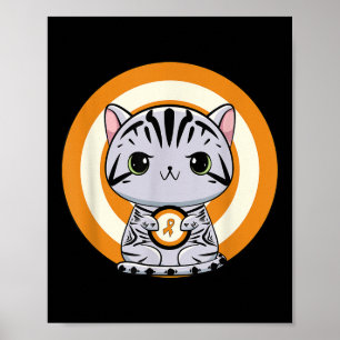 Amerikanische Kurzhaar Katze Anime Kätzchen Leukäm Poster