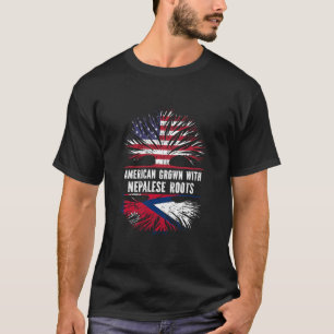 Amerikanische Landwirtschaft mit nepalesischer Roo T-Shirt
