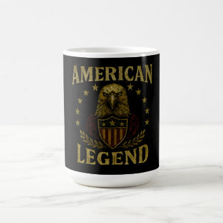 Amerikanische Legende – USA-Erbe Stolz Bold Kaffeetasse