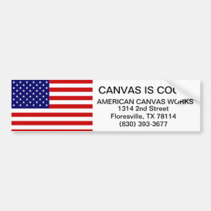 AMERIKANISCHE LEINWAND-ARBEITEN AUTOAUFKLEBER