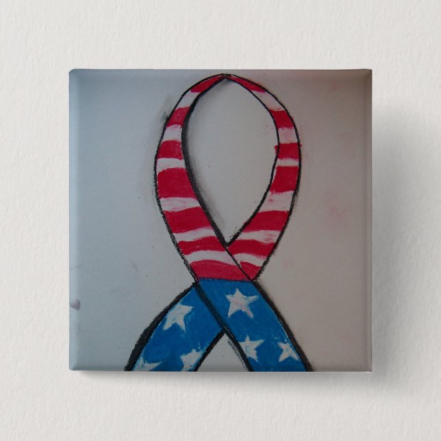 Amerikanische Liebe Button (Vorderseite)