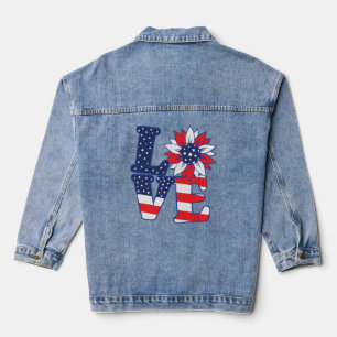Amerikanische Liebe Jeansjacke