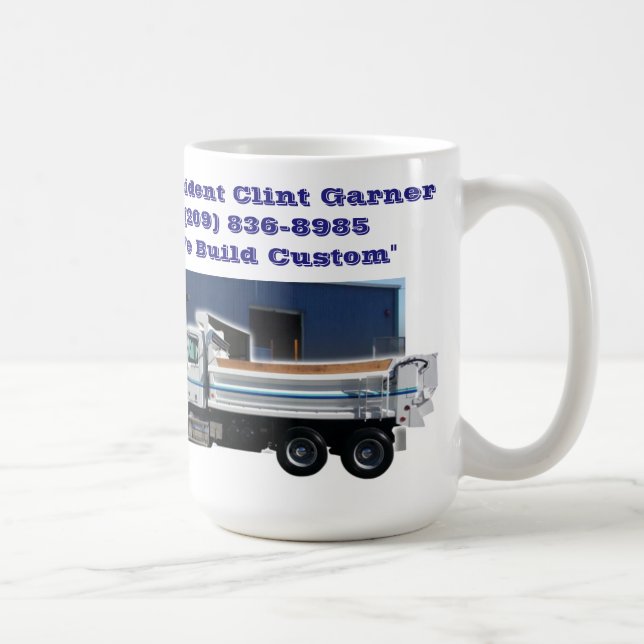Amerikanische LKW-u. Anhänger-kundenspezifische Tasse (Rechts)