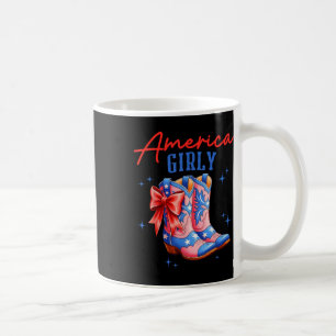 Amerikanische Mädchen-Cowgirl-Stiefel Coquette Pat Kaffeetasse