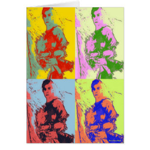 Amerikanische Mädchenkarte