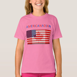AMERIKANISCHE Mädchenklingeltee T-Shirt