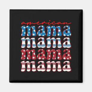 Amerikanische Mama passende amerikanische Familie Magnet