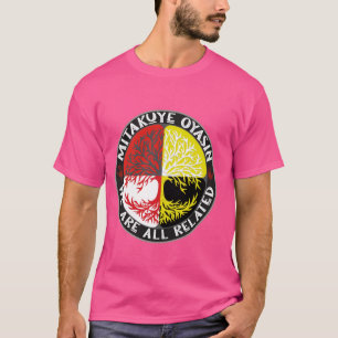 Amerikanische Medizin - Radbaum - Mitakuye Oya T-Shirt