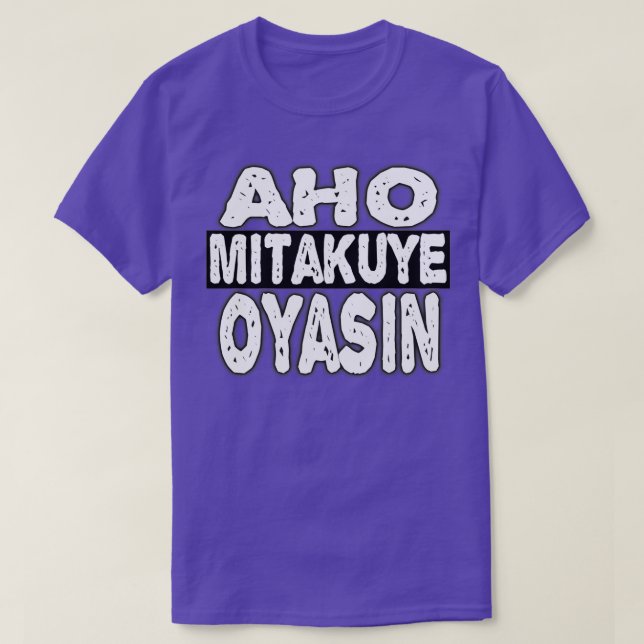 Amerikanische Mitakuye Oyasin (2) T-Shirt (Design vorne)